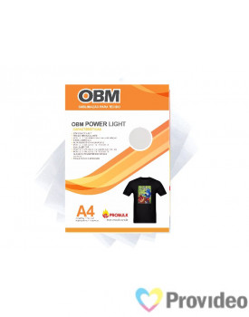 OBM Power LIGHT - Sublimação p/ Tecido Escuro e/ou claro - A4   PCT 10 FLS